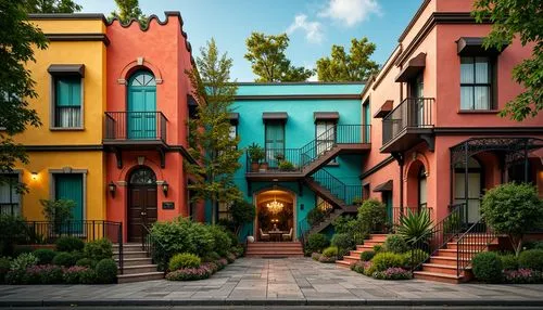 rowhouses,townhomes,brownstones,row houses,houses clipart,rowhouse,townhouses,townhouse,brownstone,colorful city,riad,beautiful buildings,old linden alley,colorful facade,townhome,blocks of houses,splendid colors,istanbul city,dreamhouse,streetscape