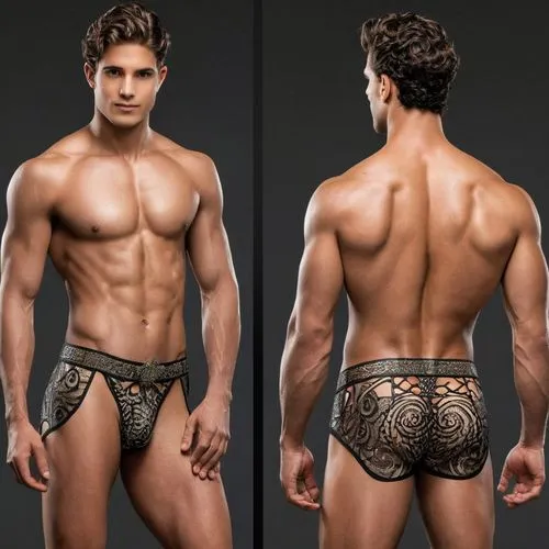 innerwear,topher,adonais,manganiello,brown fabric,sadik,alcide,dorian,waistband,jockstrap,jockstraps,codpiece,giampietro,nyle,loincloth,hammoud,loincloths,back view,backsides,chippendale,Illustration,Black and White,Black and White 03