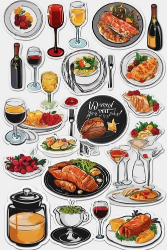 new year clipart,food collage,placemat,tableware,food icons,cookware and bakeware,serveware,leittafel,food and wine,food and cooking,retro 1950's clip art,food table,flavoring dishes,scrapbook clip art,my clipart,dinnerware set,foods,dishware,clip art 2015,dinner tray,Unique,Design,Sticker