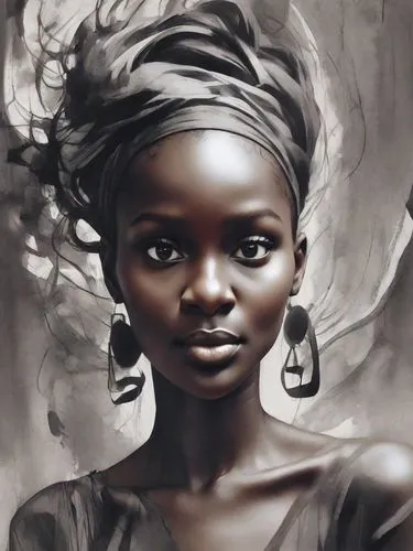 african woman,african art,african american woman,beautiful african american women,african culture,nigeria woman,black woman,afro american,afro american girls,african,oil painting on canvas,afro-american,black skin,mystical portrait of a girl,rwanda,regard,cameroon,black landscape,charcoal drawing,benin