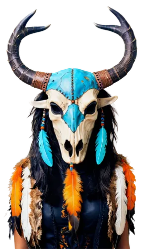 tribal bull,derivable,cow horned head,skull mask,ibex,oryx,cattle skull,shaman,gitau,witchdoctor,horoscope taurus,oryxes,taurus,pandarus,angantyr,baphomet,monoceros,kalasha,scarab,tezcatlipoca,Art,Artistic Painting,Artistic Painting 04