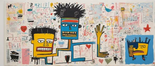 bart,abstract cartoon art,indigenous painting,sakana,bob,bert,primitive man,paint brushes,bart owl,nada3,afro-american,picasso,punk,tribal chief,syndrome,seller,amarillo,afroamerican,art,clyde puffer,Art,Artistic Painting,Artistic Painting 51