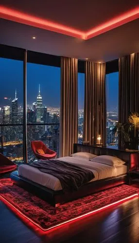 great room,sleeping room,penthouses,swissotel,modern room,luxury hotel,Photography,General,Realistic