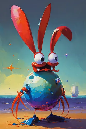 the beach crab,crab 1,crab 2,crab,painting easter egg,rock crab,hermit crab,little planet,crab violinist,crustacean,fiddler crab,crabs,american lobster,square crab,bugs,beach ball,sea-life,shrimp inspector gadget crayfish,lobster,globetrotter,Conceptual Art,Sci-Fi,Sci-Fi 22