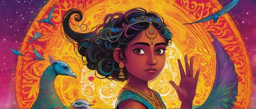 rosa ' amber cover,moana,aladdin,mowgli,atala,torch-bearer,sorceress,sci fiction illustration,tiana,book illustration,detail shot,merida,aladha,diwali banner,tiger lily,diwali festival,dusshera,diwali wallpaper,mermaid background,zodiac sign libra,Illustration,Paper based,Paper Based 06