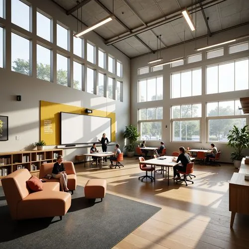 school design,collaboratory,daylighting,modern office,lecture room,study room,staffroom,langara,technion,akademie,hogeschool,classrooms,ideacentre,schulich,university library,cafeteria,lecture hall,kinsolving,lunchroom,epfl