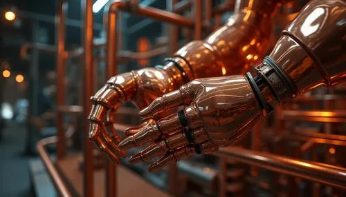 pipes,cinema 4d,gauntlets,rusty stuff,synthetic,industrial tubes,extruded,3d render,industrial robot,industrial,render,material test,tubes,metal rust,piston,mech,3d rendered,conduits,rendered,rusted,Photography,General,Realistic