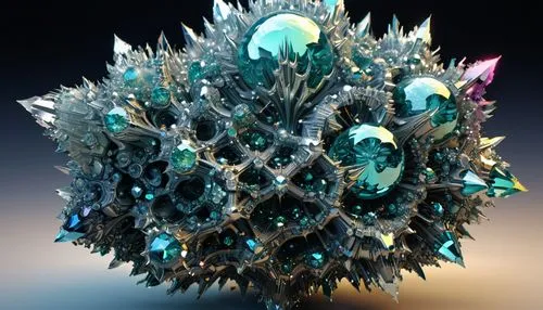 mandelbulb,crystalized,geode,crystalize,eudendrium,generative,semiprecious,cinema 4d,fractal environment,crystal egg,polyhedral,elemental,tetrahedral,navisite,crystallization,fractalius,mineral,polycystic,pinecone,virus,Illustration,Realistic Fantasy,Realistic Fantasy 25