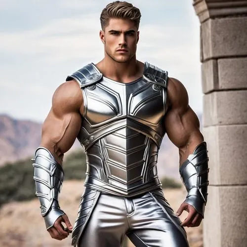 wightman,silver,steel man,armorlike,hypermasculine,steelman,shatterstar,musclebound,liefeld,shokan,folsom,god of thunder,silvermane,armor,armour,topher,virility,hunky,knight armor,muscleman,Photography,Documentary Photography,Documentary Photography 09