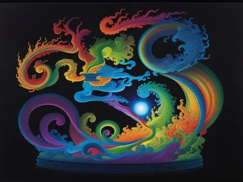 mesmerizing fractal,colorful spiral,swirls,rainbow waves,yinyang,swirling,barongsai,fractals art,mantra om,mandala loops,vortex,om,japanese waves,spiral nebula,shirakami-sanchi,chakra,qi-gong,japanese