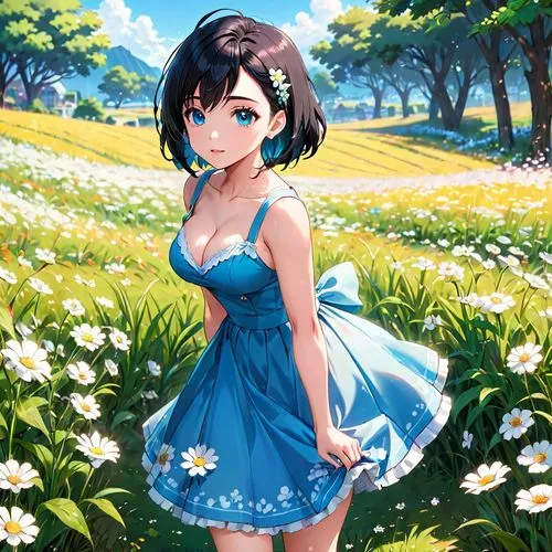 tsukiko,minako,takahata,michiru,spring background,springtime background,Anime,Anime,Realistic