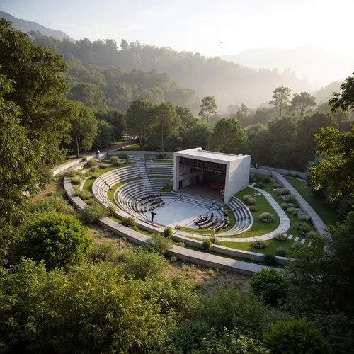 getty centre,ranikhet,goetheanum,gulbenkian,dhauli,amanresorts,open air theatre,skirball,islamabad,kasauli,ashram,hushan,hyang garden,safdie,getty,auroville,kangra,deyoung,glucksman,danyang eight scenic