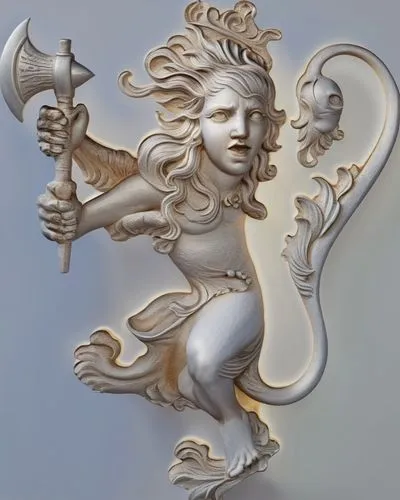 bas relief sculpture,the statue of a woman holding an evil - looking object,nataraja,lalique,manjushri,mahishasura,bonnet ornament,nepal rs badge,Photography,General,Realistic