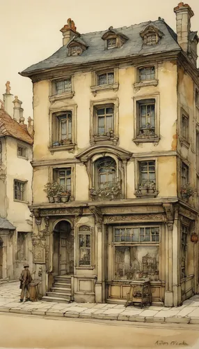 watercolor paris,arles,watercolor paris shops,watercolor paris balcony,old town house,reims,watercolor shops,old houses,l'isle-sur-la-sorgue,town house,facade painting,old architecture,aix-en-provence,doll's house,partiture,honfleur,apartment house,montmartre,townhouses,watercolor tea shop,Illustration,Paper based,Paper Based 29