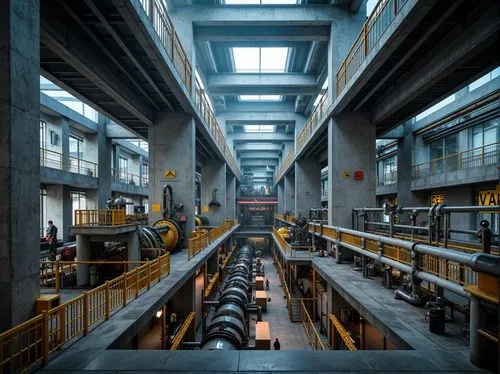 industrial hall,industrie,industrielle,industrielles,industrial landscape,industrial plant,industrial,factory hall,wartsila,mining facility,industriale,autostadt wolfsburg,heavy water factory,werft,manufactory,industrial ruin,vab,industry 4,industrially,empty factory