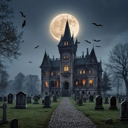 haunted cathedral,witch house,ravenloft,the haunted house,gothic style,witch's house,ghost castle,haunted castle,haunted house,mortuary,gothic,covens,hauntings,gothic church,hallows,halloween background,ravenswood,cemetry,halloween and horror,cemetary