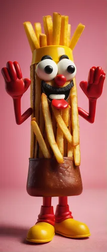 friesalad,potato fries,fry,fries,condiment,belgian fries,potato character,fried potato,french fries,friench fries,kachim,bert,kids' meal,baconator,fast food junky,kachoen,chef,cartoon chips,potatoe,zunzuncito,Unique,3D,Toy