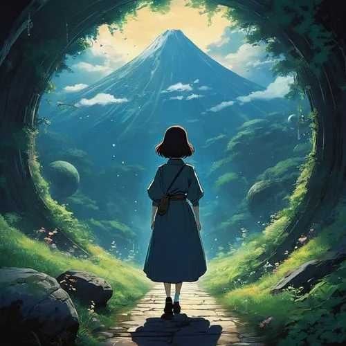 studio ghibli,ghibli,chihiro,kitaro,yazaki,miyazaki,schierholtz,schierke,arrietty,kumiko,schierstein,kaban,mononoke,wander,hikari,yoshikuni,exploration,the path,magical adventure,mountain world