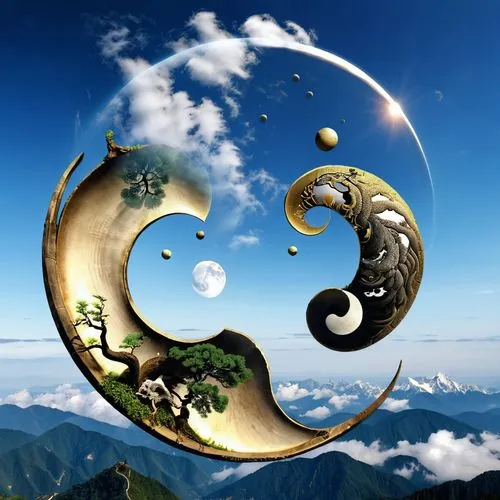 yinyang,yin yang,fractals art,taoism,crescent moon,crescents,spiral background,fractal art,taoist,sun and moon,time spiral,fractal environment,triskelion,fractals,enso,moon and star background,spiral art,moondragon,fractal,spirals