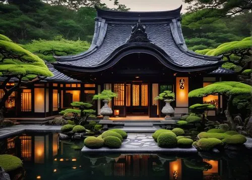 japan garden,asian architecture,japanese zen garden,japanese garden,japanese garden ornament,zen garden,japanese-style room,japon,japanese shrine,beautiful japan,ryokan,kyoto,teahouse,japan landscape,ryokans,shinto,heian,golden pavilion,ginkaku-ji temple,sake gardens,Illustration,Realistic Fantasy,Realistic Fantasy 46