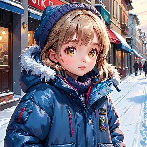 winter clothes,winter clothing,kotova,winter background,in the snow,snowsuit,Anime,Anime,General