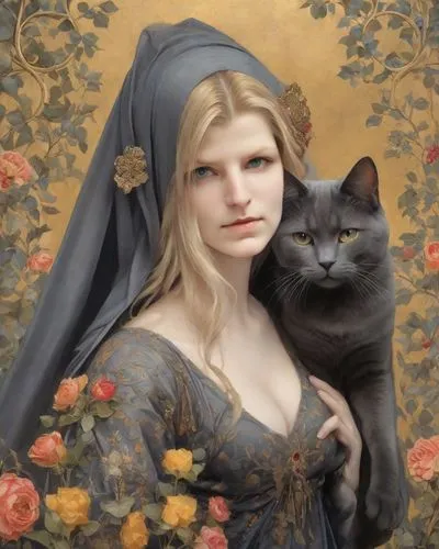 gothic portrait,romantic portrait,heatherley,noblewomen,bronzino,bouguereau,Digital Art,Impressionism