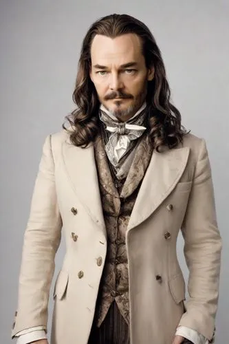 frock coat,leonardo devinci,thorin,cravat,benedict herb,british semi-longhair,count,htt pléthore,suit of spades,gentlemanly,lokportrait,albus,cullen skink,haighlander,male character,male elf,hamilton,suit actor,vanity fair,robert harbeck,Photography,Realistic