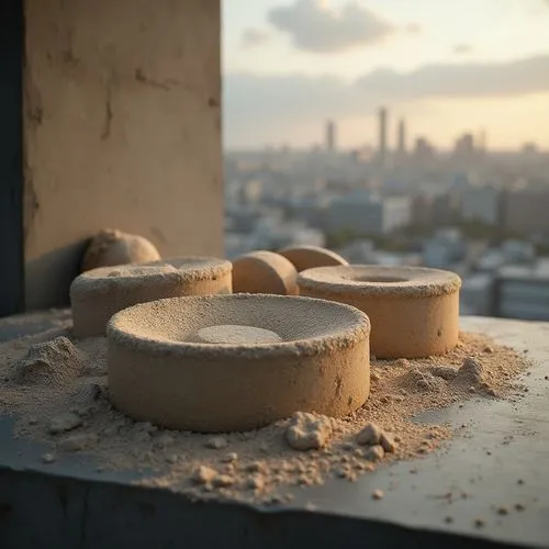 breadmaking,metates,roof landscape,unfired,pottery,ancient singing bowls,roof domes,concrete construction,singingbowls,ceramics,chimneys,fermentation,tagines,abnegation,concrete blocks,stone sink,cheesemakers,concrete,concretions,stonemasonry,Photography,General,Realistic