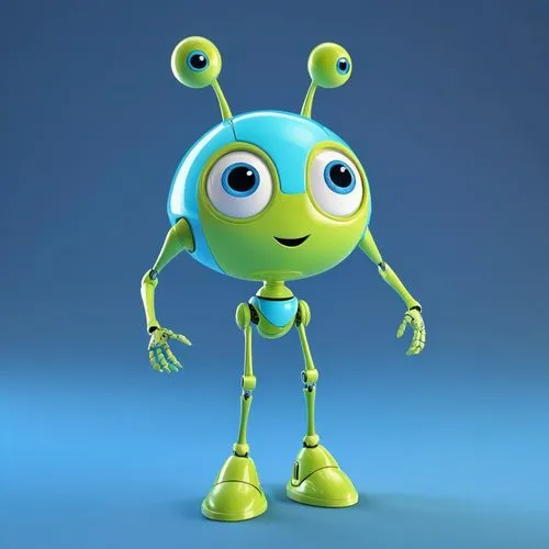 cute cartoon character,3d model,cinema 4d,aaa,3d rendered,bob,anthropomorphized,umberella,glowworm,3d render,mascot,spore,cgi,ant,insect ball,antennae,alien,extraterrestrial,3d modeling,character animation,Unique,3D,3D Character