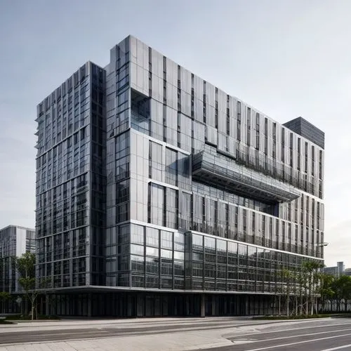 zaha hadid,glass facade,metal cladding,shenzhen vocational college,office building,office buildings,new building,autostadt wolfsburg,biotechnology research institute,mclaren automotive,hongdan center,