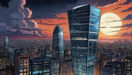 schuitema,schuiten,genosha,megalopolis,skyscraper,the skyscraper,skyscrapers,metropolis,supertall,skyscraping,megacorporations,cybercity,megacorporation,cityscape,futuristic architecture,futuristic landscape,skycraper,oscorp,coruscant,capcities,Illustration,American Style,American Style 13