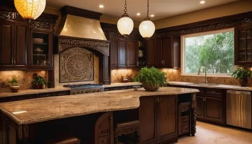 dark cabinetry,granite counter tops,dark cabinets,kitchen design,countertops,kitchen interior,backsplash,cabinetry,tile kitchen,modern kitchen interior,modern kitchen,countertop,kitchen counter,kitchen remodel,big kitchen,cabinets,kitchens,polished granite,kitchen,millwork,Conceptual Art,Daily,Daily 08