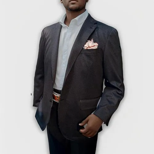 a man with a suit and tie is standing next to a white background,black businessman,idibia,adekunle,abubakar,afolayan,fashola,Male,South Americans,Youth adult,XXXL,Pure Color,White