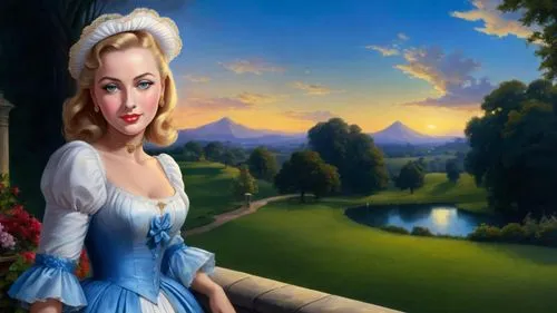 golf course background,landscape background,fantasy picture,housemaid,dorthy,connie stevens - female