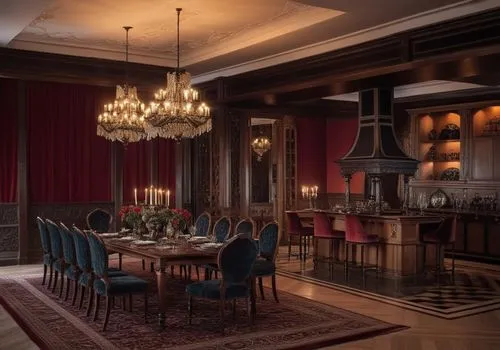 dining room,royal interior,chateau margaux,restaurant bern,danish room,ornate room,puttkamer,breakfast room,dining table,biedermeier,baccarat,victorian room,dining room table,ballroom,zaal,ritzau,candelabras,furnishings,concertgebouw,restaurant ratskeller,Photography,General,Realistic