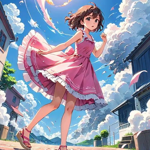 llenn,japanese sakura background,kumiko,ushio,sakura background,megumi,monogatari,railgun,miku maekawa,cloudstreet,nouaimi,uzuki,euphonious,maekawa,walking in a spring,himeno,touhou,kururi,kumin,summer sky,Anime,Anime,Realistic