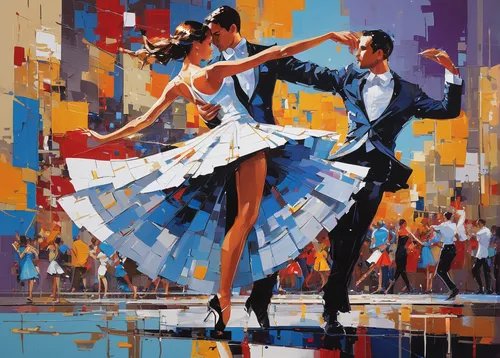 latin dance,dancing couple,salsa dance,dancers,dance with canvases,argentinian tango,ballroom dance,tango argentino,dance,dancesport,dancing,waltz,love dance,concert dance,tango,dancing shoes,dancer,flamenco,to dance,oil painting on canvas,Conceptual Art,Oil color,Oil Color 07