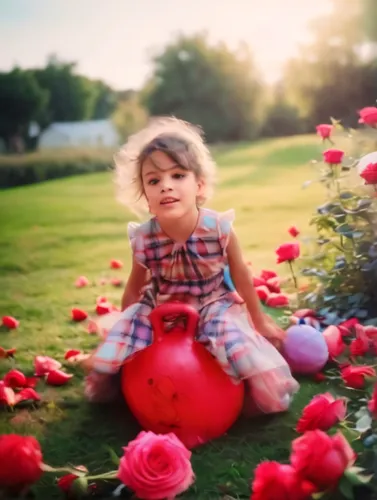 little girl with balloons,little girl in pink dress,beautiful girl with flowers,girl in flowers,girl picking flowers,flower background,flower girl,little flower,picking flowers,little girl twirling,cu