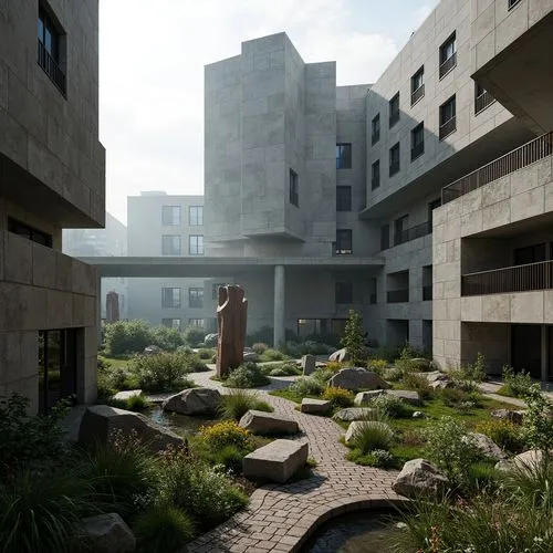 hepworth,getty centre,courtyards,courtyard,chipperfield,brutalist,schulich,inside courtyard,safdie,lasdun,embl,ucsd,seidler,corbu,kaist,gulbenkian,ucd,zumthor,umist,rikshospitalet