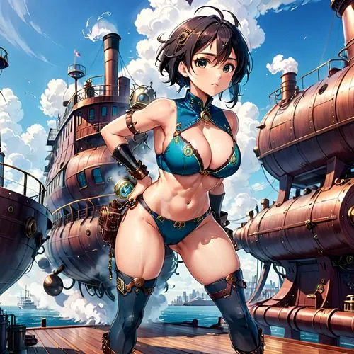 mutsu,mogami,atago,tenryu,shimei,makoto,Anime,Anime,Realistic