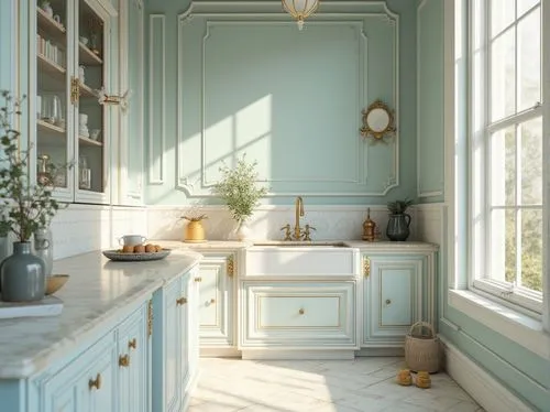 vintage kitchen,tile kitchen,victorian kitchen,kitchen design,kitchens,kitchen interior,washstand,kitchen,bath room,mudroom,cabinetry,luxury bathroom,opaline,almond tiles,dark cabinets,cabinets,scullery,ceramiche,celadon,the kitchen,Photography,General,Realistic