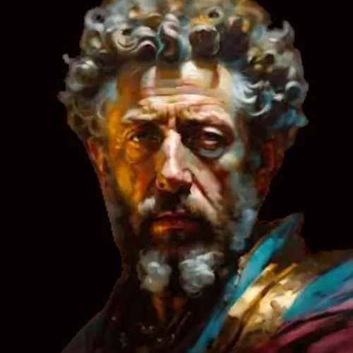 marcus aurelius,claudius,caesar,thymelicus,julius caesar,king lear,caracalla,barberini,alexander,digital painting,bernini,archimedes,poseidon god face,thracian,fantasy portrait,julius,helios,poseidon,