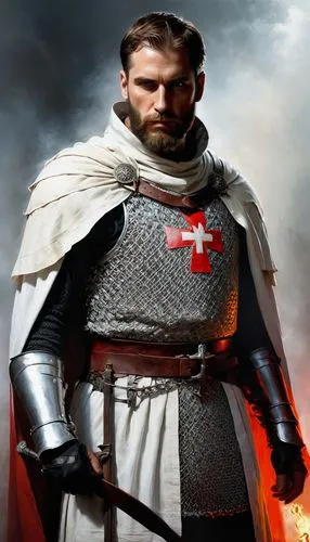 templars,templar,hospitaller,crusader,arthurian,heroico,Art,Classical Oil Painting,Classical Oil Painting 10