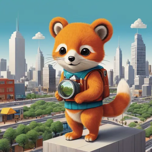 cute cartoon character,cute cartoon image,mozilla,rocket raccoon,red panda,anthropomorphized animals,firefox,animal film,rocket,wall,cg artwork,kung fu,digital compositing,cub,city ​​portrait,children's background,zookeeper,patrol,kung,cute animal,Photography,Documentary Photography,Documentary Photography 37