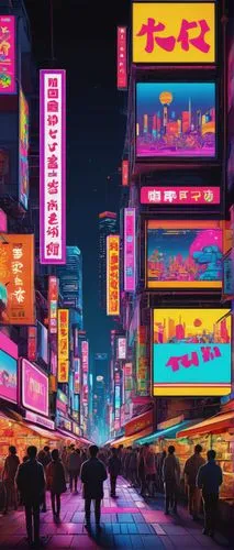 shinjuku,tokyo,tokyo city,tokyo ¡¡,osaka,colorful city,cyberpunk,shibuya,taipei,harajuku,neon arrows,japan,cityscape,hong kong,kowloon,kyoto,hk,fantasy city,city trans,odaiba,Art,Classical Oil Painting,Classical Oil Painting 20