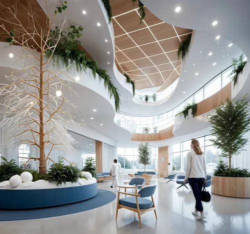 atriums,sky space concept,modern office,school design,wintergarden,winter garden