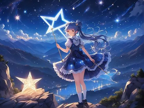 starry sky,star sky,moon and star background,blue star,falling star,starry,starlight,star illustration,falling stars,fairy galaxy,night star,constellation unicorn,azure,magic star flower,constellation lyre,star winds,stars and moon,constellation,night sky,the night sky,Conceptual Art,Daily,Daily 18