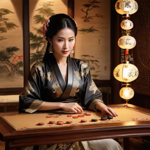 guqin,xiangqi,geiko,guzheng,weiqi,gisaeng