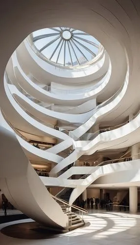 guggenheim museum,spiralling,blavatnik,futuristic art museum,spiral,spirally,niemeyer,dongdaemun,futuristic architecture,spiral staircase,safdie,spiralled,atrium,circular staircase,spiraled,lingotto,spiral art,segerstrom,spiral book,spirals,Conceptual Art,Sci-Fi,Sci-Fi 01