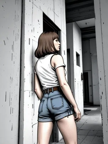 asahina,nanako,baki,fujiko,jean shorts,kaede